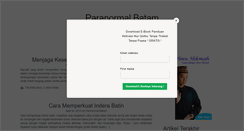 Desktop Screenshot of paranormalbatam.com